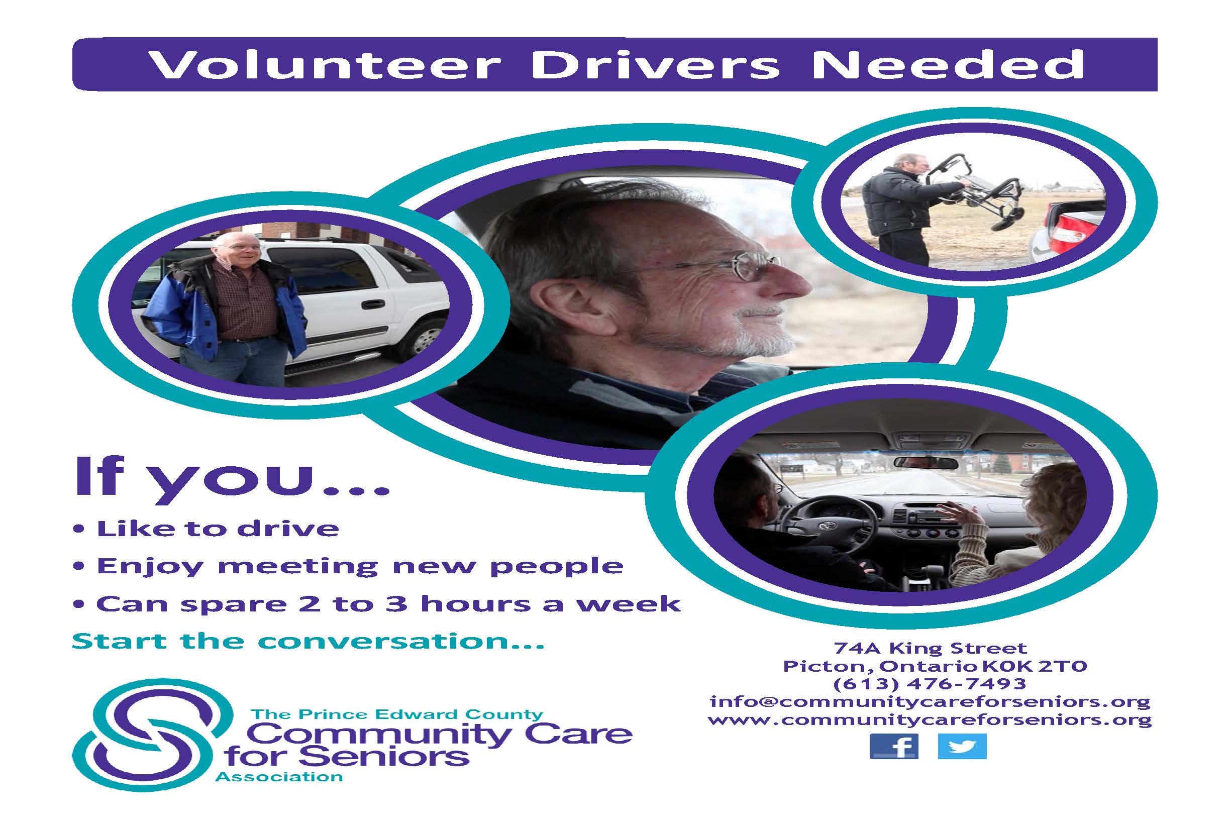 volunteer drivers needed